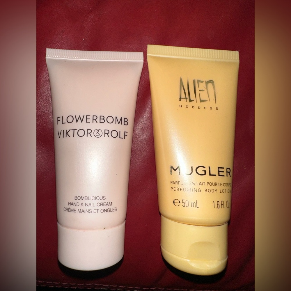 Vikor & Rolf Flowerbomb Body Lotion and Mugler Angel Goddess Body Lotion!